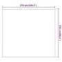 Toldo vertical beige 250x270 cm tela oxford de vidaXL, Sombrillas - Ref: Foro24-148283, Precio: 36,61 €, Descuento: %