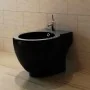 Round ceramic bidet, black by vidaXL, Bidets - Ref: Foro24-140666, Price: 165,83 €, Discount: %