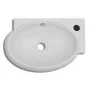 Waschbecken mit Hahnloch und weißem Keramiküberlauf von vidaXL, Sinkt - Ref: Foro24-140698, Preis: 58,04 €, Rabatt: %