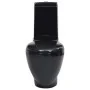 Round ceramic WC toilet with black cistern by vidaXL, Bathrooms - Ref: Foro24-141136, Price: 263,77 €, Discount: %