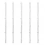 Valla metálica con estacas postes acero galvanizado 15x0,8 m de vidaXL, Paneles de vallas - Ref: Foro24-141502, Precio: 160,7...