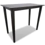 Mesa alta de madera marrón de vidaXL, Mesas de cocina y de comedor - Ref: Foro24-241703, Precio: 109,70 €, Descuento: %