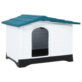 Caseta para perros polipropileno azul 90,5x68x66 cm de vidaXL, Casetas para perros - Ref: Foro24-152229, Precio: 145,84 €, De...