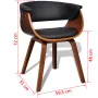 Esszimmerstühle 4 Stück gebogenes Holz und Kunstleder von vidaXL, Essstühle - Ref: Foro24-270547, Preis: 686,46 €, Rabatt: %