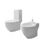 White ceramic toilet and bidet set by vidaXL, Baths and bidets - Ref: Foro24-270566, Price: 385,88 €, Discount: %
