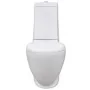 White ceramic toilet and bidet set by vidaXL, Baths and bidets - Ref: Foro24-270566, Price: 385,88 €, Discount: %