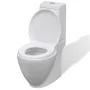 White ceramic toilet and bidet set by vidaXL, Baths and bidets - Ref: Foro24-270566, Price: 385,88 €, Discount: %