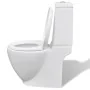 White ceramic toilet and bidet set by vidaXL, Baths and bidets - Ref: Foro24-270566, Price: 385,88 €, Discount: %