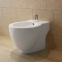 Juego de váter WC y bidé de cerámica blanco de vidaXL, Baños y bidés - Ref: Foro24-270566, Precio: 385,88 €, Descuento: %