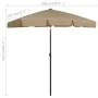 Sombrilla de playa taupe 180x120 cm de vidaXL, Sombrillas - Ref: Foro24-314722, Precio: 42,45 €, Descuento: %