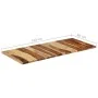 Table top 120x60x(2.5-2.7) cm solid sheesham wood by vidaXL, Table tops - Ref: Foro24-327515, Price: 144,10 €, Discount: %
