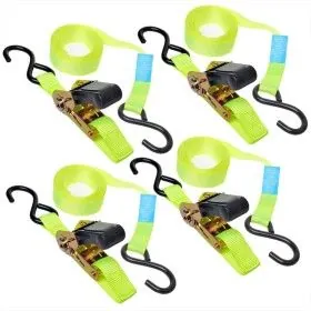 4 cuerdas para atar con trinquete y 2 ganchos 5 m ProPlus 320204 de ProPlus, Correas de amarre - Ref: Foro24-404004, Precio: ...