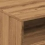 Handcrafted oak coffee table with LED lights 50x49x40 cm by , Coffee table - Ref: Foro24-857709, Price: 81,65 €, Discount: %