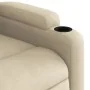 Sillón reclinable elevable de tela color crema de , Sillones - Ref: Foro24-3204719, Precio: 279,91 €, Descuento: %
