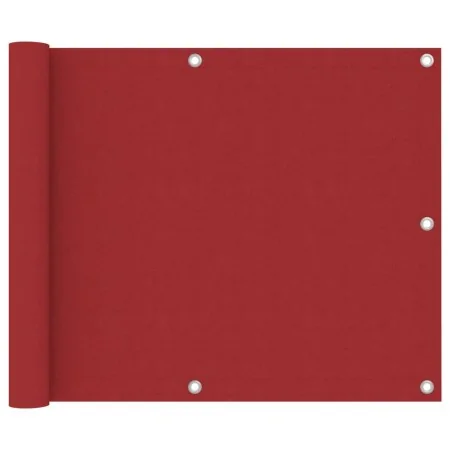 Toldo para balcón tela oxford rojo 75x400 cm de , Sombrillas - Ref: Foro24-135033, Precio: 15,96 €, Descuento: %