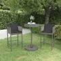 3-piece garden bar furniture set and gray synthetic rattan cushions by vidaXL, Garden sets - Ref: Foro24-3094773, Price: 241,...