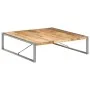 Mesa de centro madera de mango rugosa 140x140x40 cm de vidaXL, Mesas de centro - Ref: Foro24-321579, Precio: 318,34 €, Descue...
