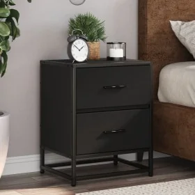 Mesitas de noche 2 uds madera ingeniería negro 40x31x50 cm de , Mesitas de noche - Ref: Foro24-848675, Precio: 89,42 €, Descu...