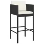 5-piece garden bar set and black synthetic rattan cushions by vidaXL, Garden sets - Ref: Foro24-3094775, Price: 394,01 €, Dis...
