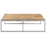 Mesa de centro madera de mango rugosa 140x140x40 cm de vidaXL, Mesas de centro - Ref: Foro24-321579, Precio: 318,34 €, Descue...