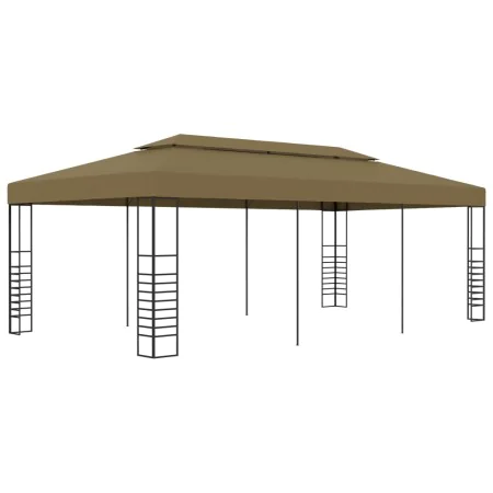 Cenador de jardín 6x3x2,7 m gris taupe 180 g/m² de , Carpas y cenadores - Ref: Foro24-312230, Precio: 334,81 €, Descuento: %