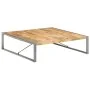 Mesa de centro madera de mango rugosa 140x140x40 cm de vidaXL, Mesas de centro - Ref: Foro24-321579, Precio: 318,34 €, Descue...