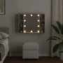 Mueble espejo y LED madera ingeniería roble artisan 76x15x55cm de , Armarios y almacenamiento - Ref: Foro24-857002, Precio: 6...