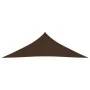 Toldo de vela triangular tela Oxford marrón 3,5x3,5x4,9 m de vidaXL, Sombrillas - Ref: Foro24-135835, Precio: 31,64 €, Descue...