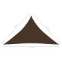 Toldo de vela triangular tela Oxford marrón 3,5x3,5x4,9 m de vidaXL, Sombrillas - Ref: Foro24-135835, Precio: 31,64 €, Descue...