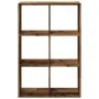 Librería divisora madera ingeniería envejecida 69,5x29x103,5 cm de , Librerías y estanterías - Ref: Foro24-858019, Precio: 55...