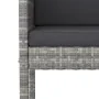 Garden bar furniture set 3 pieces with gray synthetic rattan cushions by vidaXL, Garden sets - Ref: Foro24-3094788, Price: 24...