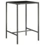 Set de muebles bar jardín 3 pzas y cojines ratán sintético gris de vidaXL, Conjuntos de jardín - Ref: Foro24-3094788, Precio:...