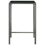 Set de muebles bar jardín 3 pzas y cojines ratán sintético gris de vidaXL, Conjuntos de jardín - Ref: Foro24-3094788, Precio:...