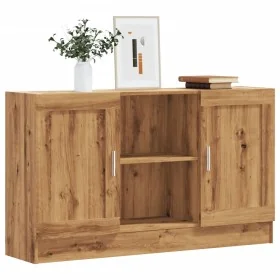 Aparador de madera de ingeniería roble artisan 120x30,5x70 cm de , Aparadores - Ref: Foro24-856163, Precio: 109,19 €, Descuen...