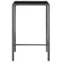 Set muebles de bar jardín 5 pzas y cojines ratán sintético gris de vidaXL, Conjuntos de jardín - Ref: Foro24-3094791, Precio:...
