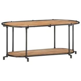 Massives TV-Möbel aus Akazienholz, 100x42x40 cm. von , CD- und DVD-Speicher - Ref: Foro24-4013489, Preis: 78,84 €, Rabatt: %