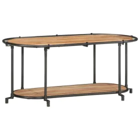 Mueble de TV madera maciza de acacia 100x42x40 cm de , Almacenamiento para CD y DVD - Ref: Foro24-4013489, Precio: 78,84 €, D...