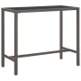 Set de bar de jardín 7 pzas con cojines ratán sintético marrón de vidaXL, Conjuntos de jardín - Ref: Foro24-3094795, Precio: ...