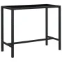 Set de bar de jardín 7 pzas y cojines ratán sintético negro de vidaXL, Conjuntos de jardín - Ref: Foro24-3094796, Precio: 592...