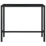 Set de bar de jardín 7 pzas y cojines ratán sintético negro de vidaXL, Conjuntos de jardín - Ref: Foro24-3094796, Precio: 592...