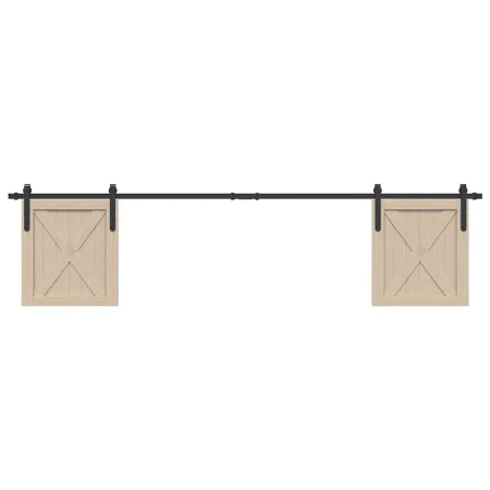 Schiebeschranktür Bausatz Kohlenstoffstahl 213 cm von , DIY-Zubehör - Ref: Foro24-4009669, Preis: 36,22 €, Rabatt: %