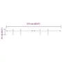 Kit de puerta corredera de armario acero carbono 213 cm de , Accesorios de bricolaje - Ref: Foro24-4009669, Precio: 36,22 €, ...