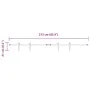 Schiebeschranktür Bausatz Kohlenstoffstahl 213 cm von , DIY-Zubehör - Ref: Foro24-4009669, Preis: 36,22 €, Rabatt: %