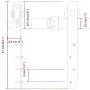 Kit de puerta corredera de armario acero carbono 213 cm de , Accesorios de bricolaje - Ref: Foro24-4009669, Precio: 36,22 €, ...