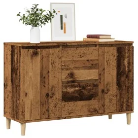 Aparador de madera de ingeniería envejecida 102x35x70 cm de , Aparadores - Ref: Foro24-856484, Precio: 98,46 €, Descuento: %