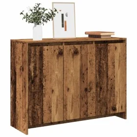 Aparador de madera de ingeniería envejecida 102x33x75 cm de , Aparadores - Ref: Foro24-856780, Precio: 99,64 €, Descuento: %