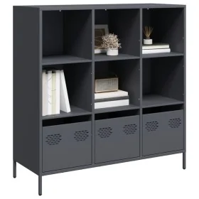 Aparador acero gris antracita 101,5x39x103,5 cm by , Sideboards - Ref: Foro24-851390, Price: 171,09 €, Discount: %