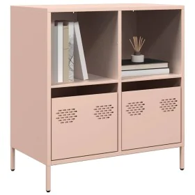 Aparador de acero laminado en frío rosa 68x39x73,5 cm de , Aparadores - Ref: Foro24-851359, Precio: 118,05 €, Descuento: %