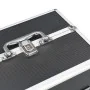 Maletín de maquillaje aluminio negro 22x30x21 cm de , Neceseres - Ref: Foro24-91829, Precio: 42,37 €, Descuento: %