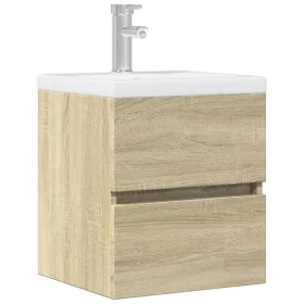 Armario de lavabo madera ingeniería roble Sonoma 41x38,5x45 cm von , Badezimmermöbel - Ref: Foro24-856236, Preis: 40,35 €, Ra...